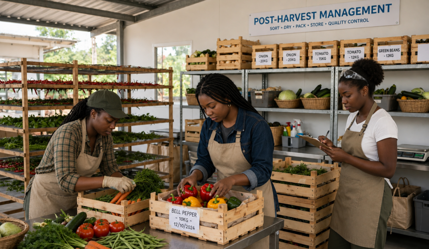 POST-HARVEST MANAGEMENT POST-HARVEST MANAGEMENT
